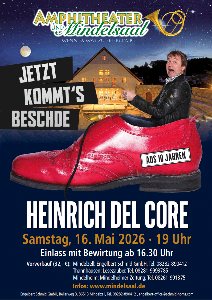 Heinrich del Core jetzt kommt sBeschde